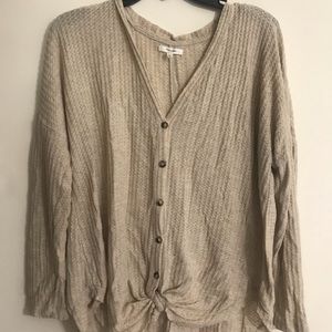 Tan maurices sweater